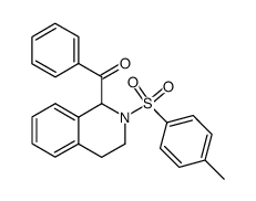 1-benzoyl-N-4-methylbenzenesulfonyl-1,2,3,4-tetrahydroisoquinoline结构式