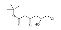 tert-butyl (5R)-6-chloro-5-hydroxy-3-oxohexanoate结构式
