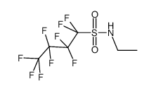 N-ethyl-perfluorobutane-1-sulfonamide结构式