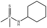 Phosphinothioic amide, N-cyclohexyl-P,P-dimethyl- Structure