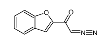 1-benzofuran-2-yl-2-diazo-ethanone结构式