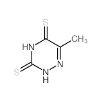 6-methyl-2H-1,2,4-triazine-3,5-dithione Structure