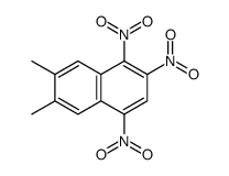 6,7-dimethyl-1,2,4-trinitronaphthalene结构式