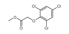 (2,4,6-trichloro-phenoxy)-acetic acid methyl ester结构式