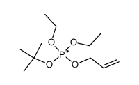 allyloxy-tert-butoxy-diethoxy-λ5-phosphanyl结构式