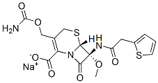 Sodium cefoxitin结构式