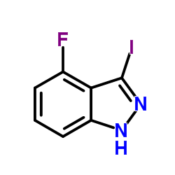 4-Fluoro-3-iodo-1H-indazole structure