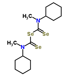 N,N'-Dicyclohexyl-N,N'-dimethyldicarbonotriselenoic diamide结构式