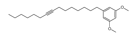 5-(pentadec-8-ynyl)resorcinol dimethyl ether结构式