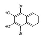 1,4-Dibromo-2,3-dihydroxynaphthalene结构式