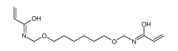 N-[6-[(prop-2-enoylamino)methoxy]hexoxymethyl]prop-2-enamide结构式