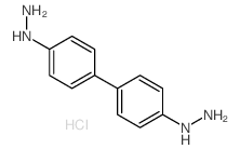 Hydrazine,1,1'-[1,1'-biphenyl]-4,4'-diylbis-, dihydrochloride (9CI) structure