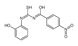 N-[(2-hydroxyphenyl)carbamothioyl]-4-nitrobenzamide结构式