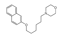 4-(6-naphthalen-2-yloxyhexyl)morpholine Structure