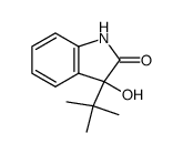 3-(tert-butyl)-3-hydroxyindolin-2-one结构式