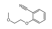 Benzonitrile, 2-(2-methoxyethoxy)- (9CI) structure