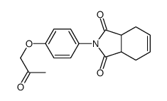 2-[4-(2-oxopropoxy)phenyl]-3a,4,7,7a-tetrahydroisoindole-1,3-dione结构式
