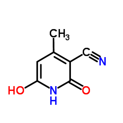 3-Cyano-2,6-dihydroxy-4-methylpyridine structure