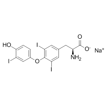 3,3'',5-Triiodo-L-thyronine Sodium Salt Structure