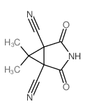 6,6-dimethyl-2,4-dioxo-3-azabicyclo[3.1.0]hexane-1,5-dicarbonitrile picture