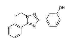 2-(3-hydroxyphenyl)-5,6-dihydro-s-triazolo[5,1-a]isoquinoline结构式