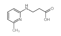 3-[(6-methylpyridin-2-yl)amino]propanoic acid Structure