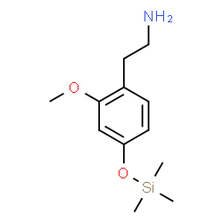 2-Methoxy-4-[(trimethylsilyl)oxy]benzeneethanamine结构式