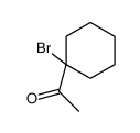 1-(1-bromocyclohexyl)ethanone Structure