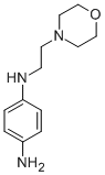 1-N-[2-(morpholin-4-yl)ethyl]benzene-1,4-diamine结构式
