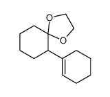 6-(1-cyclohexen-1-yl)-1,4-dioxaspiro[4.5]decane结构式