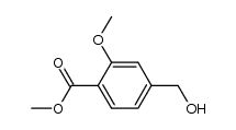 4-(羟甲基)-2-甲氧基苯甲酸甲酯结构式