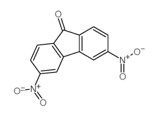 3,6-dinitrofluoren-9-one structure