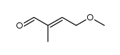 (E/Z)-4-Methoxy-2-methyl-2-butenal结构式