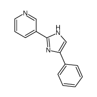 3-(4-phenyl-1H-imidazol-2-yl)pyridine Structure