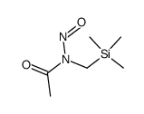 (N-nitroso-N-trimethylsilylmethyl)acetamide Structure