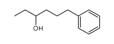 phenyl-1 hexanol-2 Structure