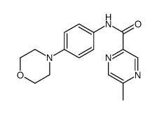 Pyrazinecarboxamide, 5-methyl-N-[4-(4-morpholinyl)phenyl]- (9CI) Structure