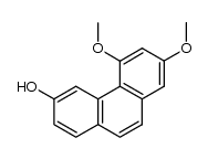 5,7-Dimethoxy-3-hydroxyphenanthrene Structure