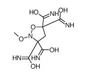 2-methoxy-1,2-oxazolidine-3,3,5,5-tetracarboxamide Structure