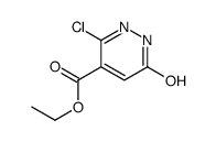 ethyl 3-chloro-6-oxo-1H-pyridazine-4-carboxylate结构式