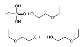 Phosphoric acid tris(2-ethoxyethyl) ester结构式