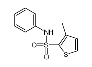 3-methyl-N-phenylthiophene-2-sulfonamide结构式
