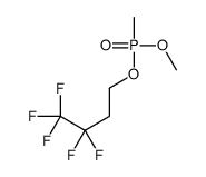 1,1,1,2,2-pentafluoro-4-[methoxy(methyl)phosphoryl]oxybutane结构式