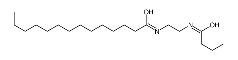 N-[2-(butanoylamino)ethyl]tetradecanamide结构式