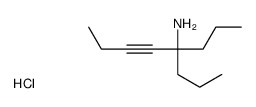 4-propyloct-5-yn-4-amine,hydrochloride结构式