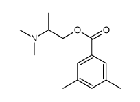 2-(dimethylamino)propyl 3,5-dimethylbenzoate Structure