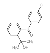 2-[2-(4-chlorophenyl)sulfinylphenyl]propan-2-ol结构式