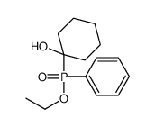 1-[ethoxy(phenyl)phosphoryl]cyclohexan-1-ol Structure