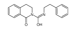 1-oxo-N-(2-phenylethyl)-3,4-dihydroisoquinoline-2-carboxamide Structure