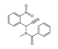 N-[cyano-(2-nitrophenyl)methyl]-N-methylbenzamide Structure